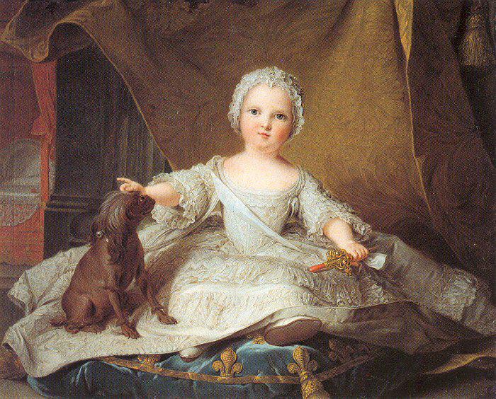 Jjean-Marc nattier Portrait of Marie Zephirine de France